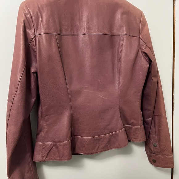 Pink Leather Jacket - Picture 2 of 2
